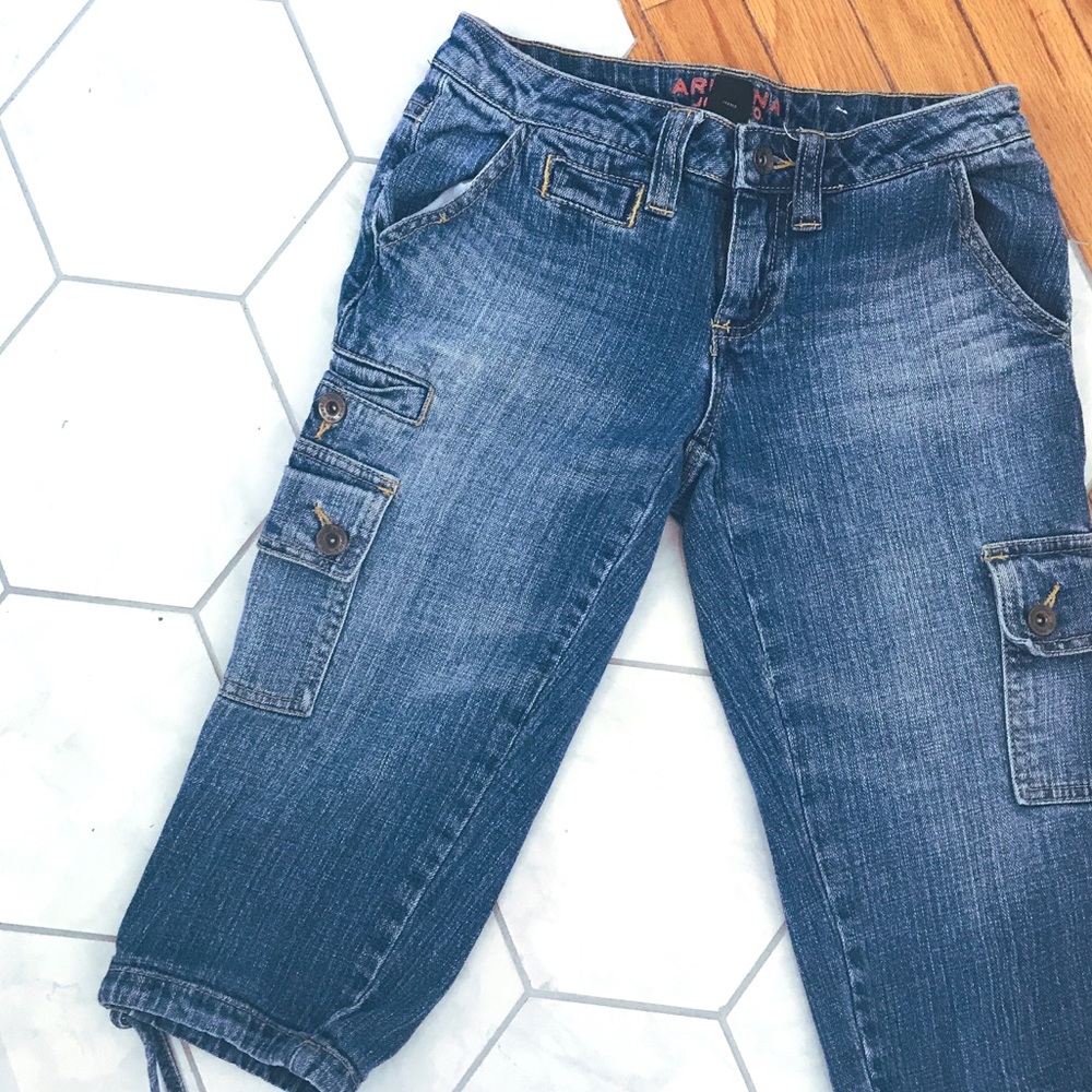 Size 0 cargo jeans